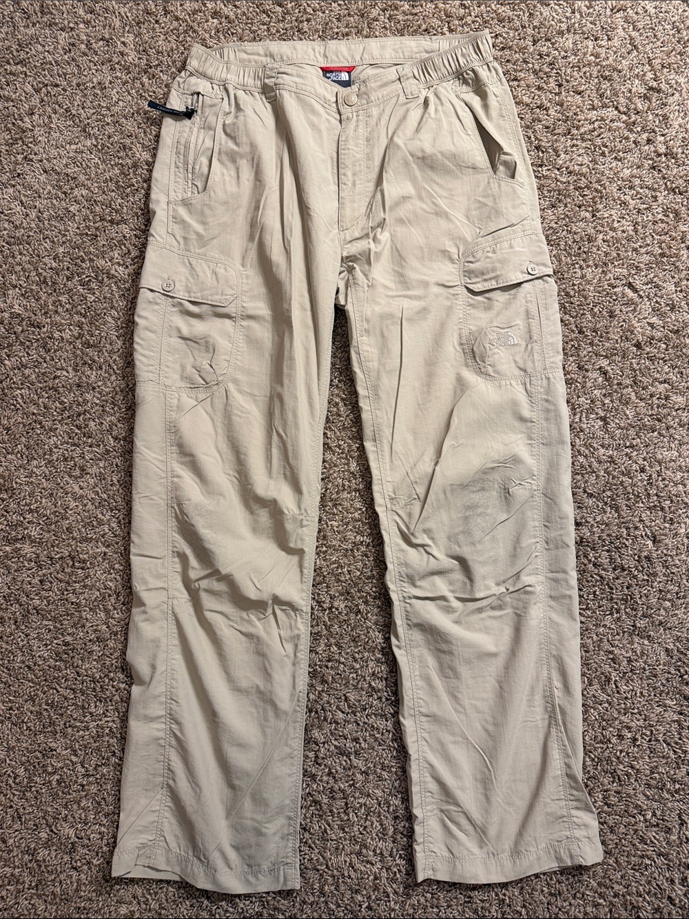 The North Face Khaki Cargo Pants with Utility Pockets